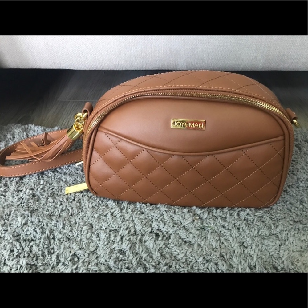 Joy & Iman leather crossbody bag